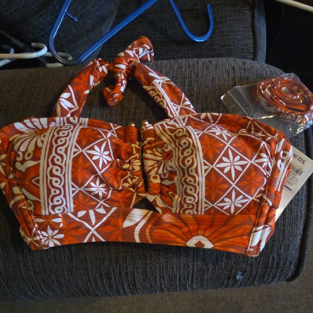 Orange Patterned Women's Bag